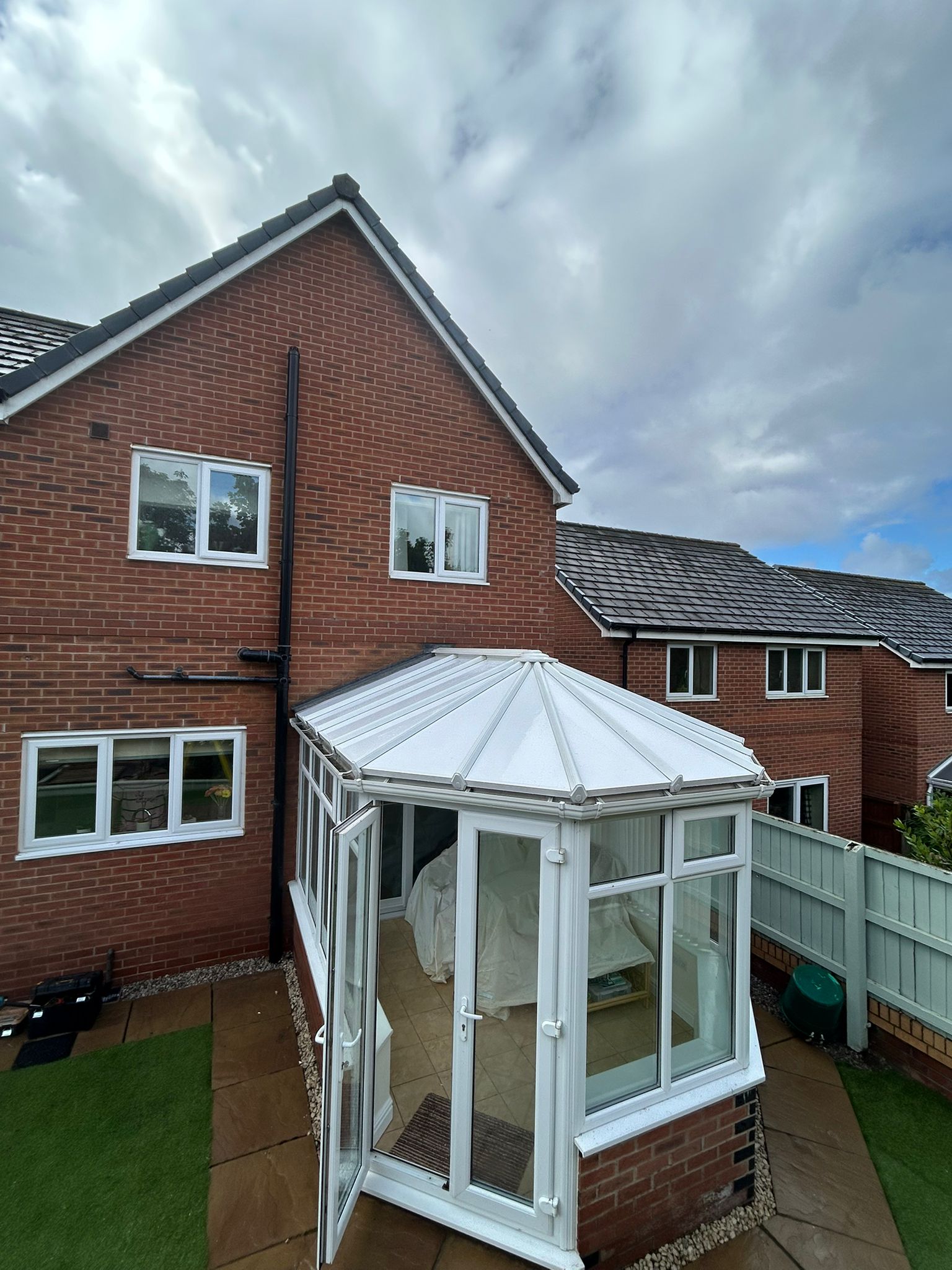 Insulated conservatory roof replacement
