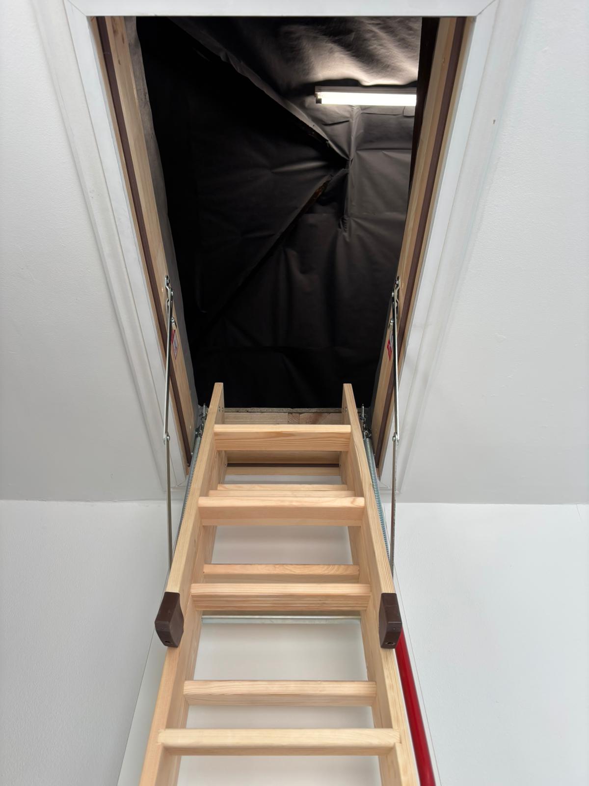 Loft storage system installation