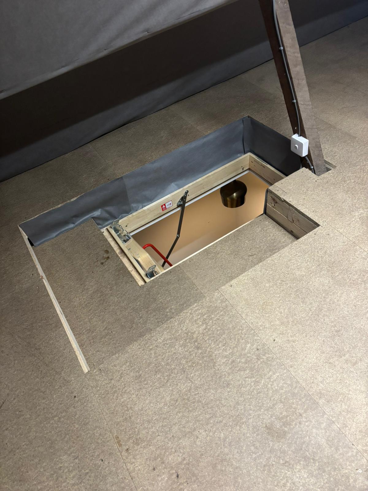 Loft storage system installation